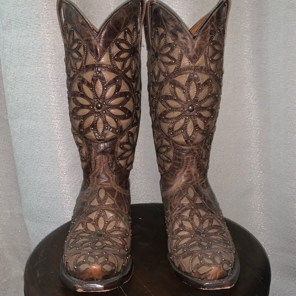 Very Volatile Shoes - Very volatile brown studded boots sz 7.5